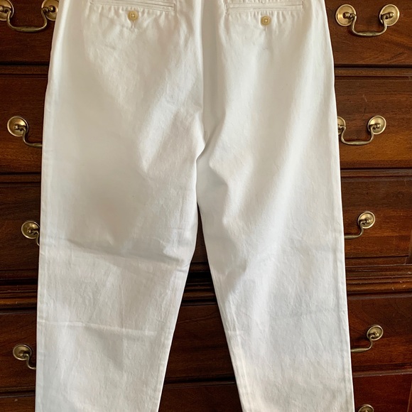 POLO RALPH LAUREN BOY’S WHITE CHINOS - Picture 3 of 7